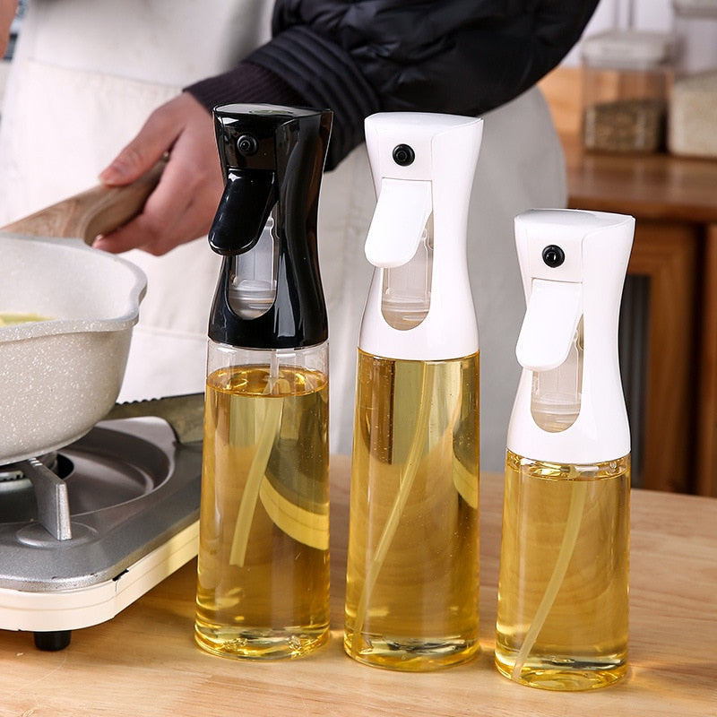 Versatile Oil Spray Bottle Set for Cooking - 200ml, 300ml, 500ml Sizes